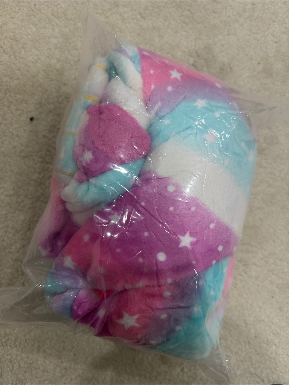 Fleece Unicorn Onesie Pajamas - Picture 3 of 3